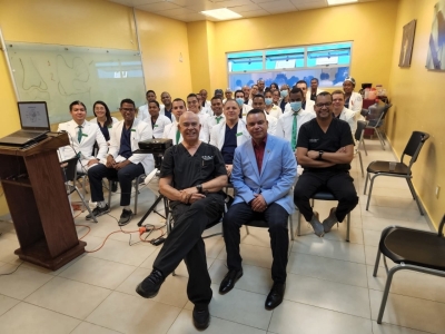 Dirección general del Darío Contreras recibe visita cortesía del Dr. Julio Landrón