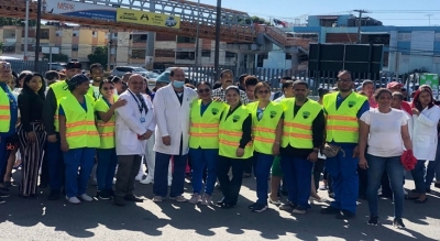 Hospital Dr. Darío Contreras realiza simulacro preventivo de evacuación ante posible   terremoto