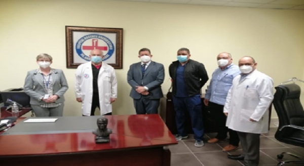 El director general del hospital Dr. Darío Contreras Recibió Visita de Cortesía de Ejecutivos del  Idoppril