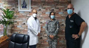 Visita Cortes&iacute;a a la Directora del Cuerpo M&eacute;dico de las Fuerzas Armadas de la Rep&uacute;blica Dominicana